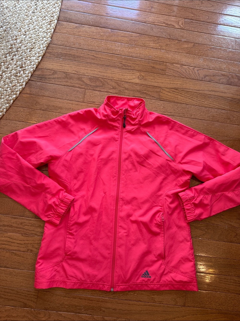 adidas 🩷 🏃‍♀️ Full-Zip windbreaker size large nwot